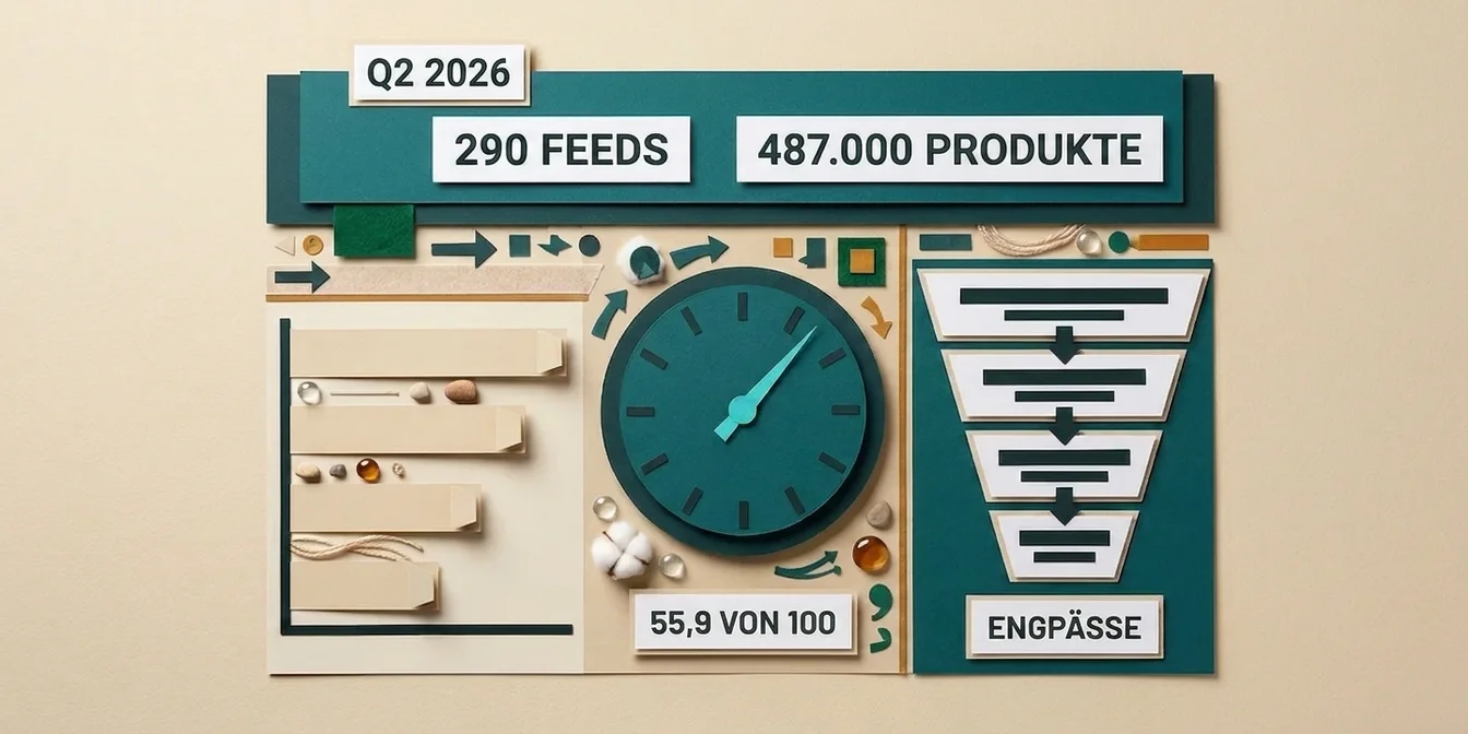 State of Google Shopping Feeds Q2 2026: 487.000 Produkte im Report