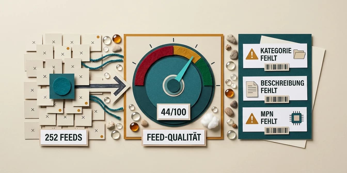 Feed-Fehler Benchmark: Häufigste Merchant Center Probleme