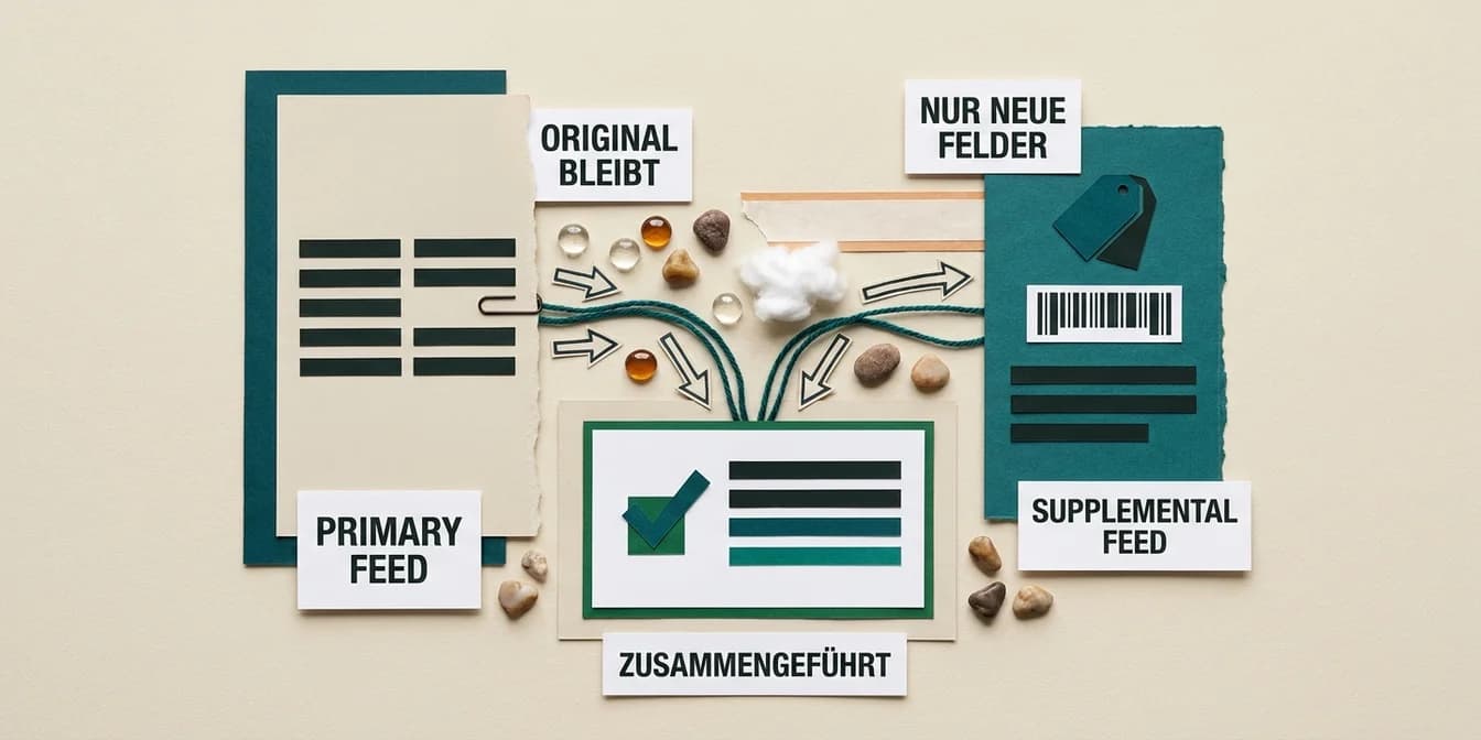 Supplemental Feed im Google Merchant Center: Alles was du wissen musst