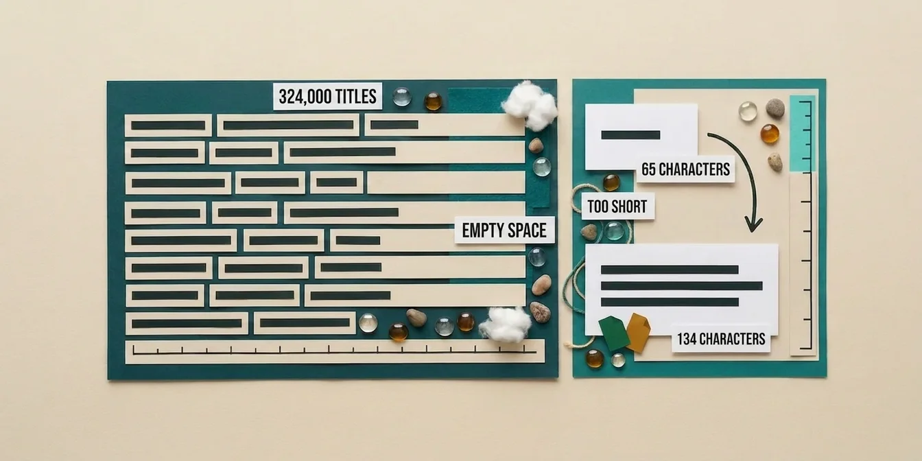 Title Optimization: What 324,000 Product Titles Reveal About CTR
